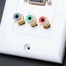 Hdmi Vga 3 Rca Panel Composite Three In One Integrated Multimedia Wall Pane