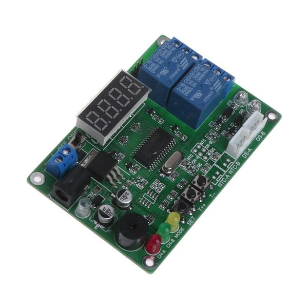 2-CH 5-24V Digital LED Display Intelligent Temperature Controller with 2 probe