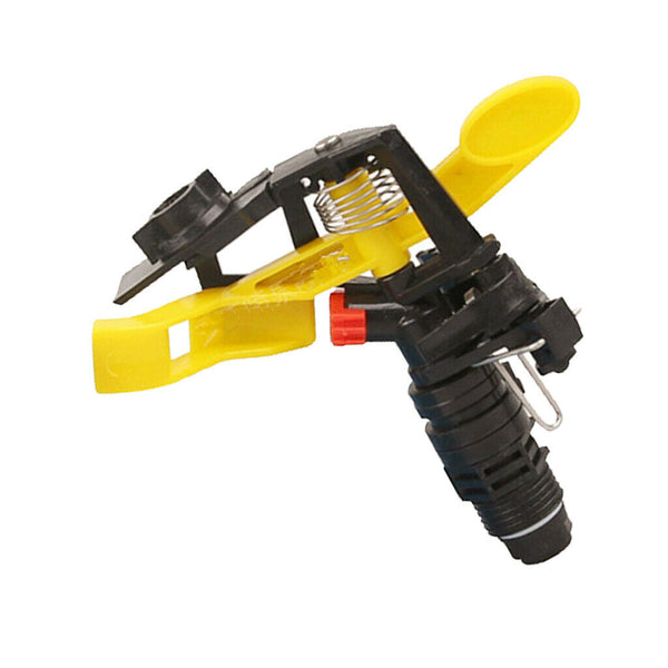 16 Pieces Heavy Duty Plastic Impact Head Sprinkler, 25-360 Degree Rotating Range
