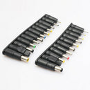 23x DC Female Jack to Multi Type Power Plug Connector Adapter 5.5 x 2.1mm Set df