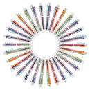 Multicolor Pen - 30 Pack 0.5Mm 6-In-1 Retractable Ballpoint Pens for Office