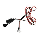 Motorcycle Cigarette Lighter Socket with Cover New L1D4