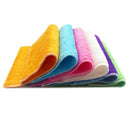 Microfiber Dish Cloth Square Kitchen Washing Clean Towel Scrubbing Cloth FKG