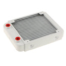 120mm Computer Laptop PC Water Cooling Radiator 120mm Fans G 1/4" 18 Pipes