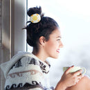 Simulation Egg Hair Clip Women Hairpin Headwear Hair Ropes Accessories (B) A