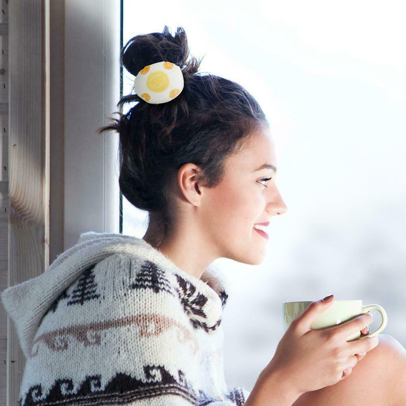Simulation Egg Hair Clip Women Hairpin Headwear Hair Ropes Accessories (B) A
