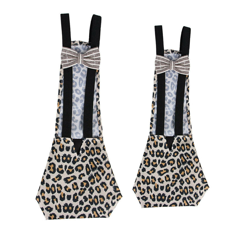 2pcs Leopard Print Goose Chicken Duck Poultry Reusable Soft Fabric Diaper