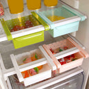 4X Organizer Storage Box Shelf Holder Rackslide Fridge Freezer Space Saver TOB