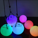 One Pair LED POI Thrown Balls for Professional Belly Dance Level Hand Props