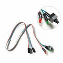 Computer Motherboard Power ATX On Off Reset Switch Buttons LED Cable Replac Y3Q2
