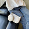 Alligator Leather Handbag Purse Women Sling Crossbody Shoulder Bag (Beige)