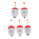 20pcs/lot Super Light EVA Foam Floats Bobbers Sea Rock Fishing Glowing Night
