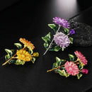 Cute Daisy Flower Brooch Brooch Enamel Pins For Women Men Clothes Corsage W