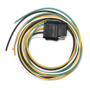 Trailer Light Wiring Harness Extension 4-Pin Plug 18 AWG Flat Wire Connector&k