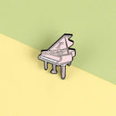 Creative Piano Musical Instruments Brooch Jacket Clothes Backpack Pin Badge