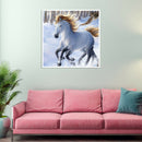 5D Full Round Diamond Painting Animals diy Cross Stitch (Horses-LD290)