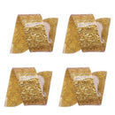 12Pcs Golden Napkin Rings Beauty Special Irregular Plastic Napkin Holder Fo K9R1