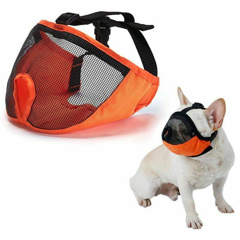 Dog Muzzle for Barking for Short Snout Pitbulls Dog Anti Biting Chewing Eat
