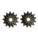 2pcs Metal Diff Bevel Gear Replacement Pinion for  Slash Truck Accs