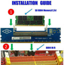Laptop DDR4 RAM to Desktop Adapter Card Memory Tester To SO DIMM Hot DDR4-C U0G8