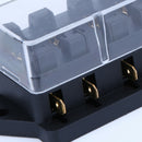 Clear Cover 8 Way Fuse Box Car Truck Boat Marine Blade Fuse Holder Block