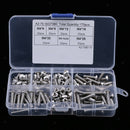 170 Pieces M3 Stainless Steel Button Head Hex Socket Screw & Hex Nuts Kit