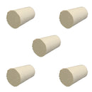 10 PCS White Flask Rubber Tapered Plug Stopper Bung 12.5*8*17mm / 15*11*20mm