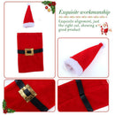 Chic Santa Claus Supply Party Decor Gift Clothing Wine Bottle Cover A