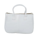 Fashion Woman Ladies Class PU Leather Satchels Tote Purse Bag Handbag - whi