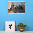 5D DIY Full Drill Diamond Painting Cat Tiger Cross Stitch Embroidery Craft