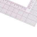 Plastic L-Square Shape Ruler Sewing Measure ruler Professional Sew Tool DIY S4E6