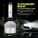 H7 8000LM 80W LED Headlight Kit Bulbs Low Beam High Power 6000K White  MO