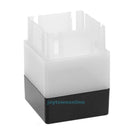 Outdoor Solar Power LED Cube Light Garden Fence Porch Pool Path Way Lamp White
