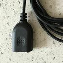 2 Pin Orifice K Head Male to Female Extend Cord Earphones Cable Walkie Talkie fd
