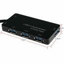 LED Indicate 5Gbps High Speed 4 Ports USB 3.0 HUB Splitter Adapter For PC Laptop