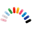 10pcs Baby Multicolor Pacifier Clip Holder Soother Dummy Chain Ribbon Clip