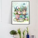 5D DIY Full Drill Diamond Painting Flower Cross Stitch Embroidery Craft