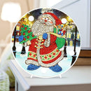 DIY LED Special Shaped Diamond Painting Santa Claus Needlework Home Lamp