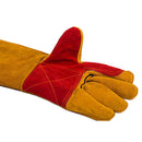 60cm Long Sleeves Welding Gloves Heat Resistant Stove Fire BBQ/Camping/Cook