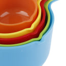 5pcs/set Measuring Cup Colorful Plastic Measure Cup Baking Measuring ToolsB Kw