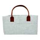 Multi-function Portable Baby Diaper Storage Bag Felt Mummy Nappy Organizer