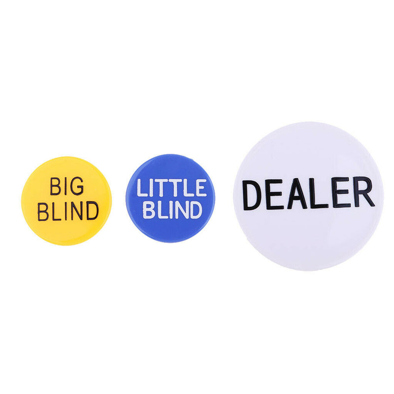 1 Set Acrylic Poker Pots Dealer Poker Chips Poker Chips Poker Buttons