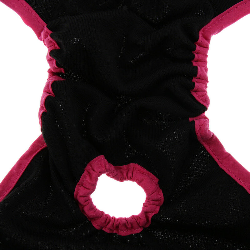 2 Pcs Female Dog Diapers Sanitary Pantie Pant Reusable Dog Diapers Wrap L/XL