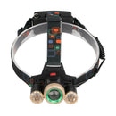T6 3 LED 4 Modes Aluminum Alloy Headlamp Outdoor Camping Bicycle Light Lamp