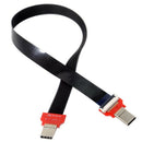 20Cm Fpc Flat Usb 3.1 Type-C Usb-C Male To Male Data Cable For Macbook & La