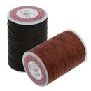 2Pcs 0.6mm Thin Round Cord Beading Jewellery Craft String Waxed Thread Line