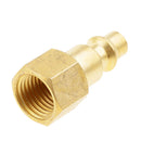 10 Pieces Quick Coupler Set Air Hose Connector Fittings Joint Rust Proof