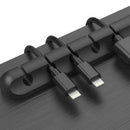 Cable Clips Holder Silicone Desk Cable Winder Clips Organizer Cord Management //