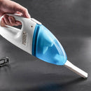 White Clear Blue Plastic Car Dust Vacuum Cleaner DC 12V