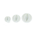 3pcs Leaf Cookie Plunger Cutter Fondant Sugarcraft Mold Cake Decorating Tool Cy